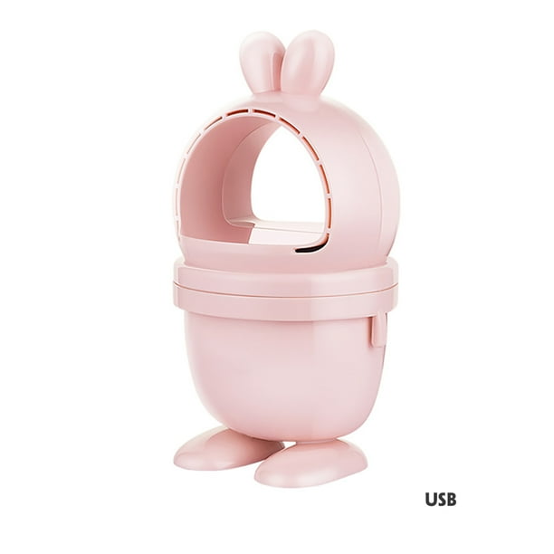 Cartoon USB 3 Wind Speed Handheld Bladeless Fan Desktop Airflow Cooling Fan,Pink Cartoon USB 3 Wind Speed Handheld Bladeless Fan Desktop Airflow Cooling Fan,Pink
